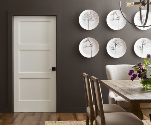 3 - Panel Birkdale Flat Panel Interior Door - PBSbuild