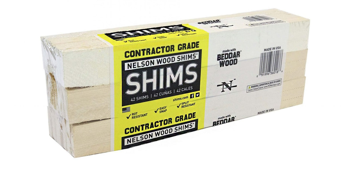 Contractor Shims- 42 Count 12In Nelson Shims — PBSbuild