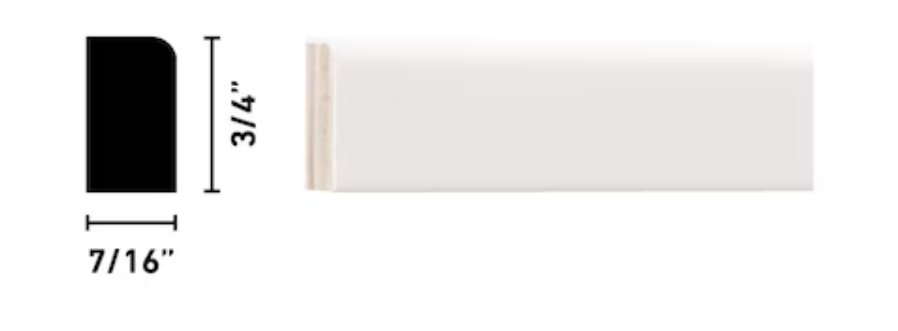 7/16 x 3/4 PFJ Squared Shoe Molding (SKU: #WM128) — PBSbuild 7/16 x 3/4 PFJ Squared Shoe Molding (SKU: #WM128) — PBSbuild